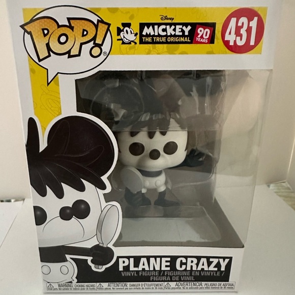 pop Other - Funko Pop Mickey Plane Crazy Vinyl Figure NWT